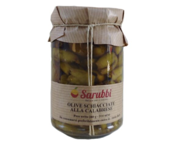 Olive Schiacciate Di Calabria Sott'olio 280 g