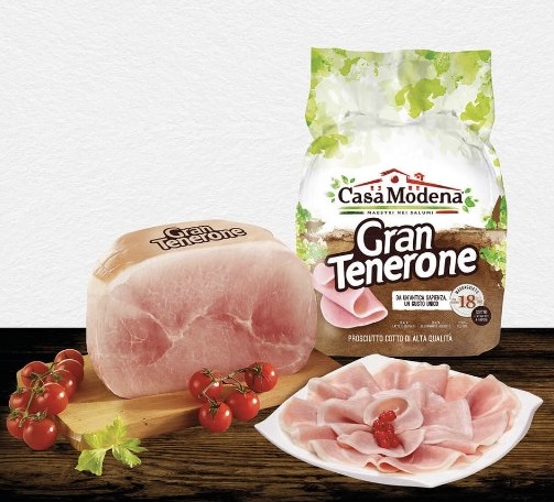 Prosciutto Cotto Gran Teneroni Alta Qualità