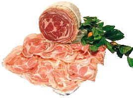 Pancetta arrotolata piccante